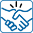 Piktogramm: Handschlag