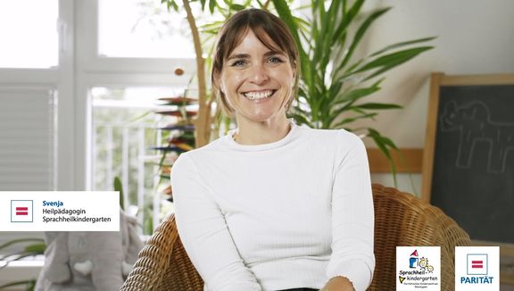 Sprachheilkindergarten: Svenja, Heilpädagogin und Erzieherin