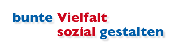 Symbol 'Bunte Vielfalt sozial gestalten'